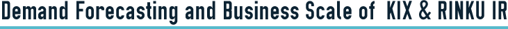 Demand Forecasting and Business Scale of  KIX & RINKU IR